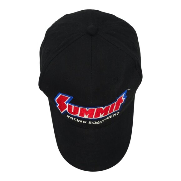 Summit Racing Equipment Strapback Cap Trucker Baseball Embroidered Logo Flag Hat - Picture 6 of 14